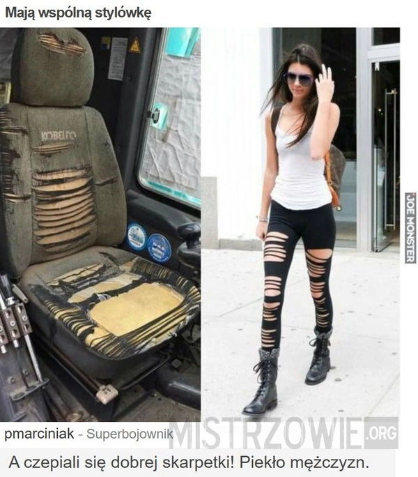 
    Mają wspólną stylówkę