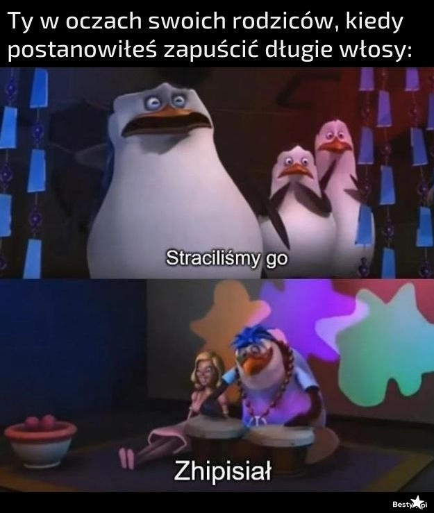 
    Długie włosy 