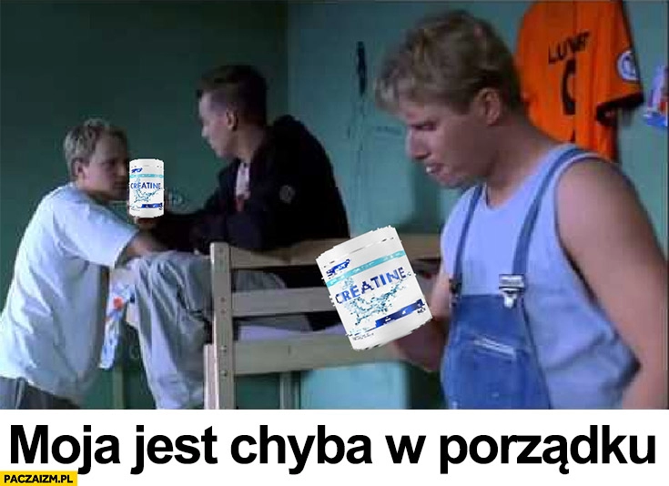 
    Kreatyna SFD moja jest chyba w porządku poranek kojota scena