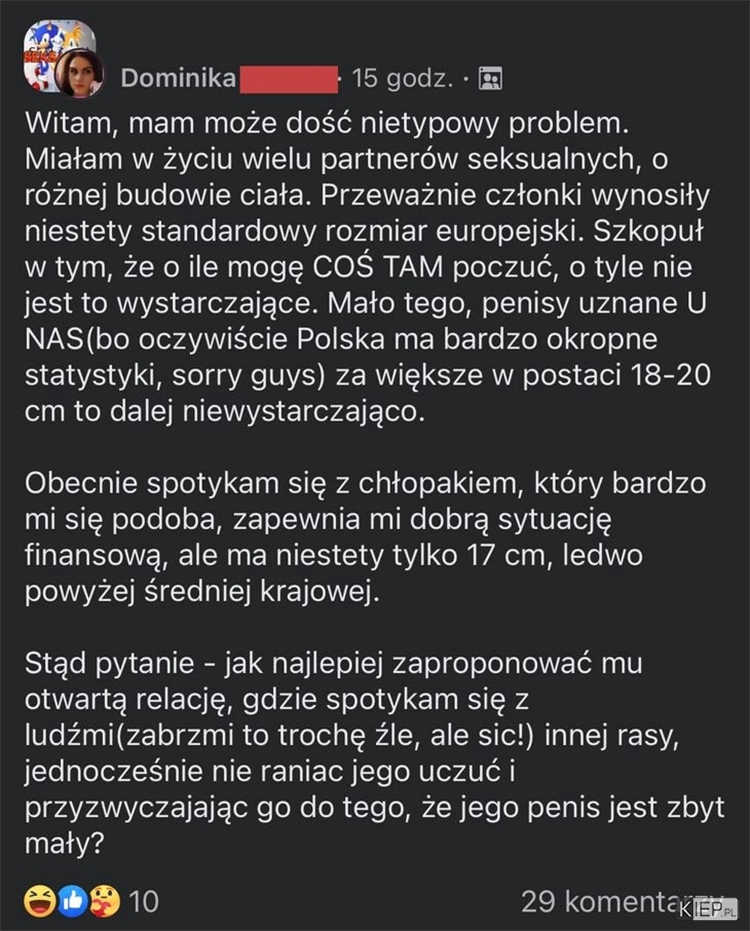 
    Dominika ma nowego chłopaka, ale to nadal dla niej za mało...