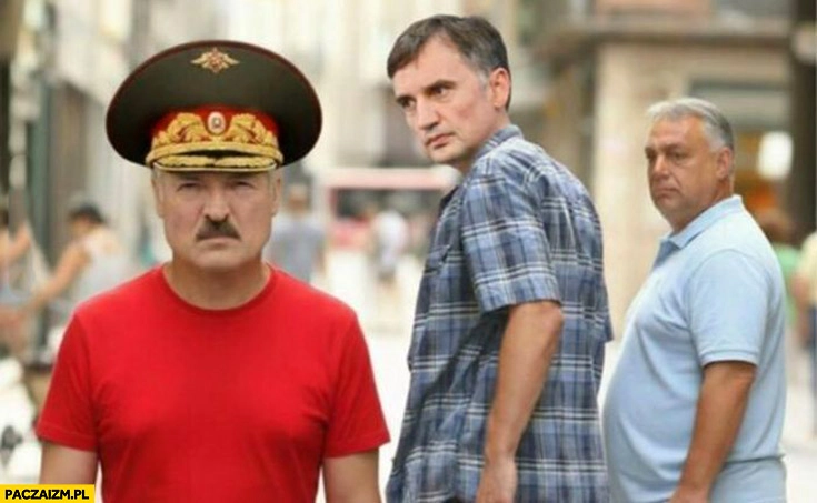 
    Ziobro ogląda się za Łukaszenką zamiast Orbana czerwona sukienka przeróbka