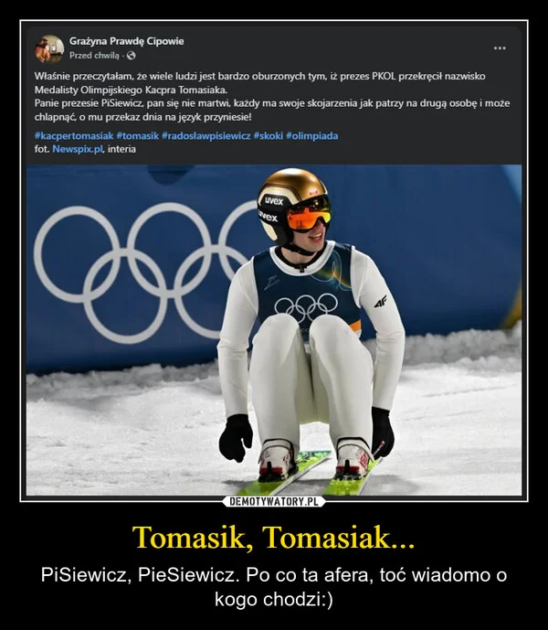 
    Tomasik, Tomasiak...