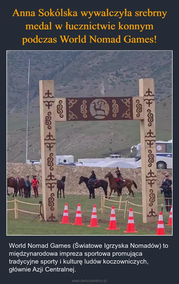 Anna Sokólska wywalczyła srebrny medal w łucznictwie konnym podczas World Nomad Games!