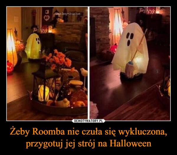 
    Żeby Roomba nie czuła się wykluczona, przygotuj jej strój na Halloween