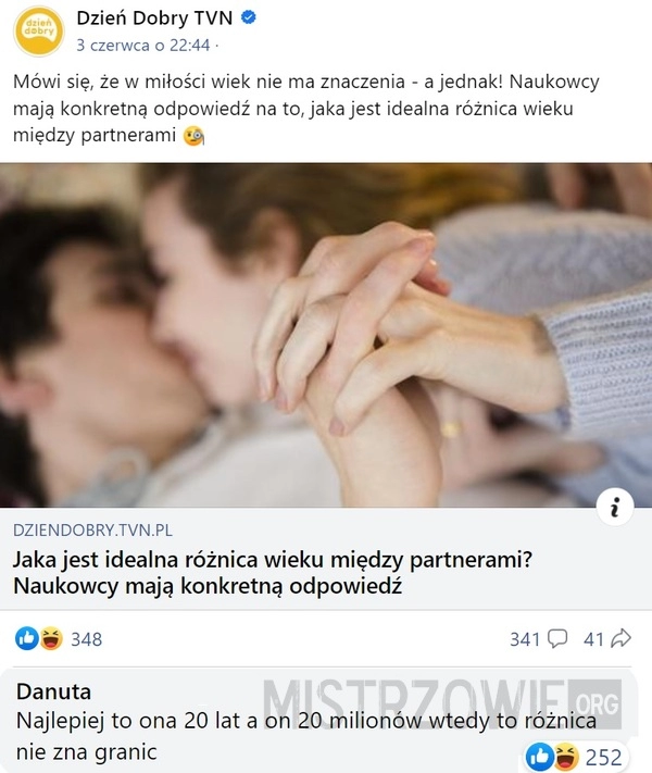 
    Idealna różnica wieku