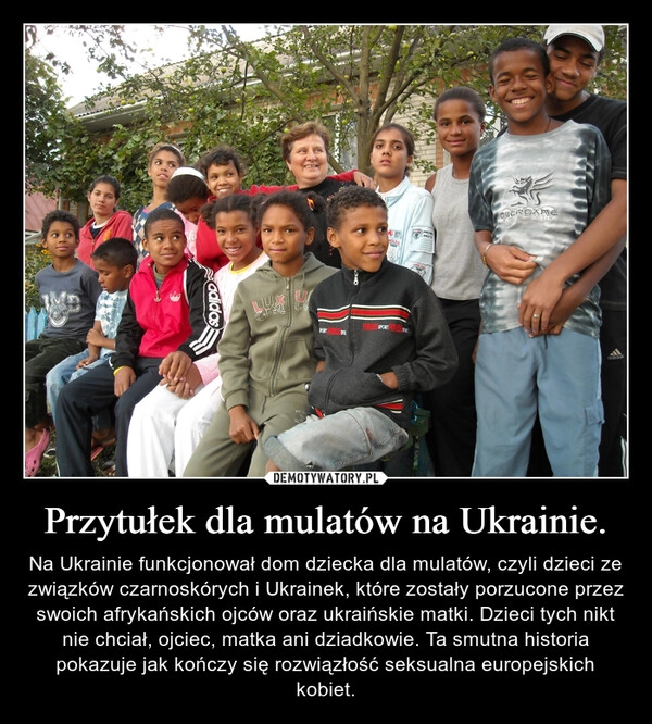 
    Przytułek dla mulatów na Ukrainie. 