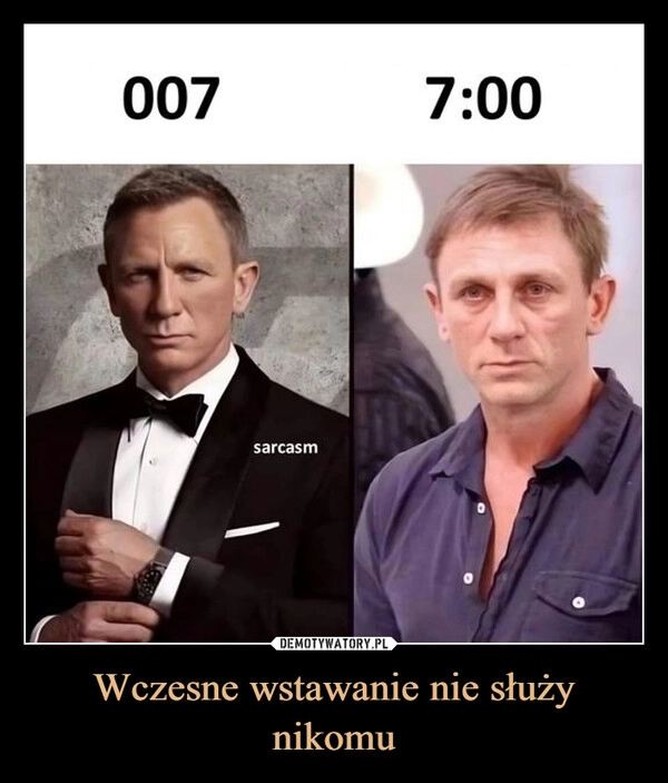 
    Wczesne wstawanie nie służy nikomu