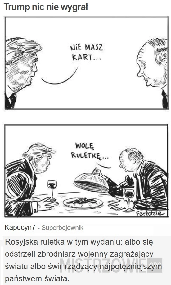 
    Trump nic nie wygrał