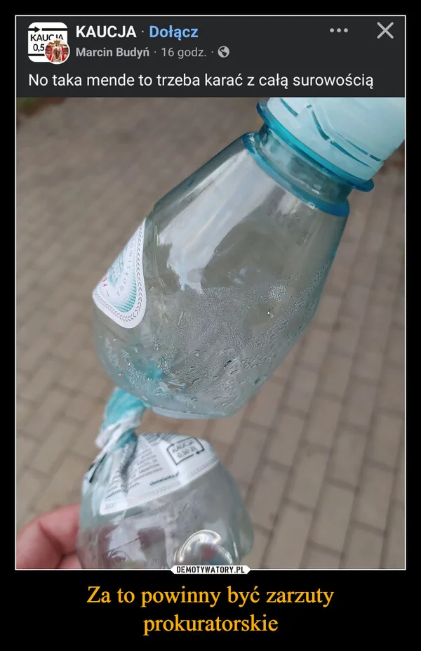 
    Za to powinny być zarzuty prokuratorskie