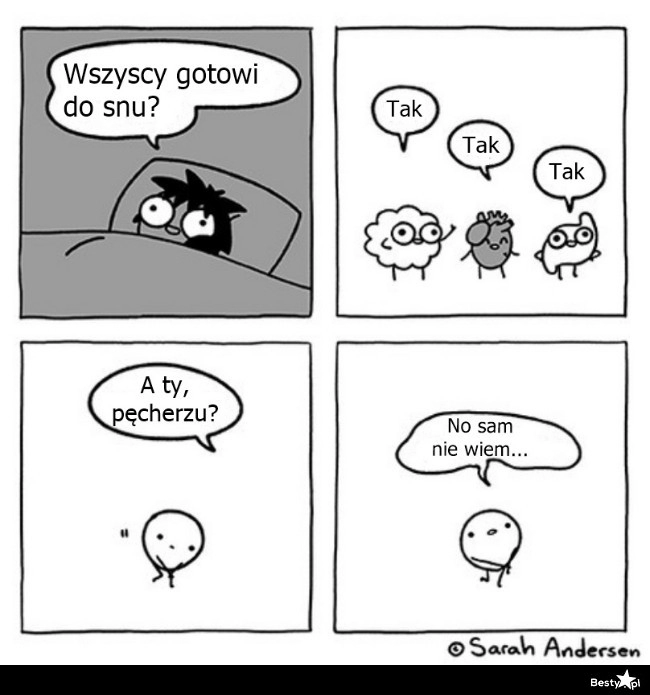 
    Chwila przed zaśnięciem 