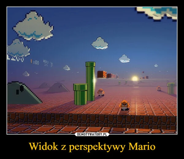 
    Widok z perspektywy Mario