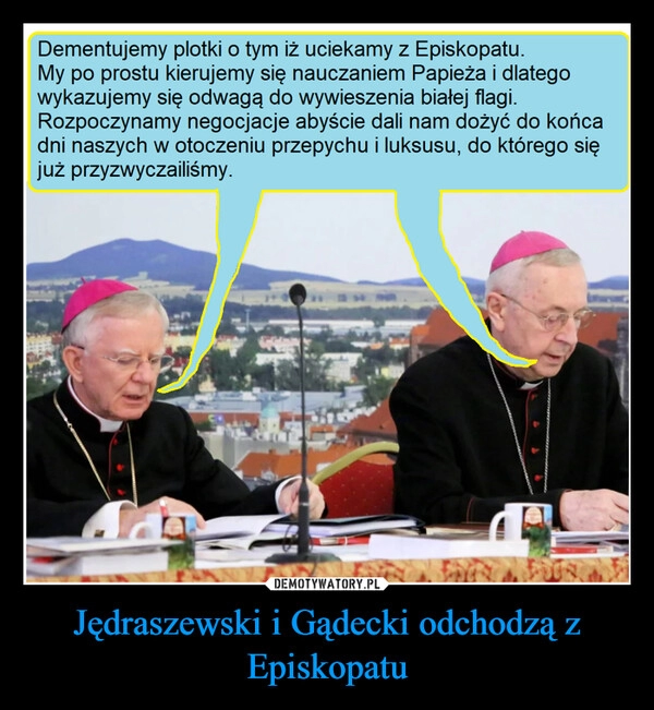 
    Jędraszewski i Gądecki odchodzą z Episkopatu