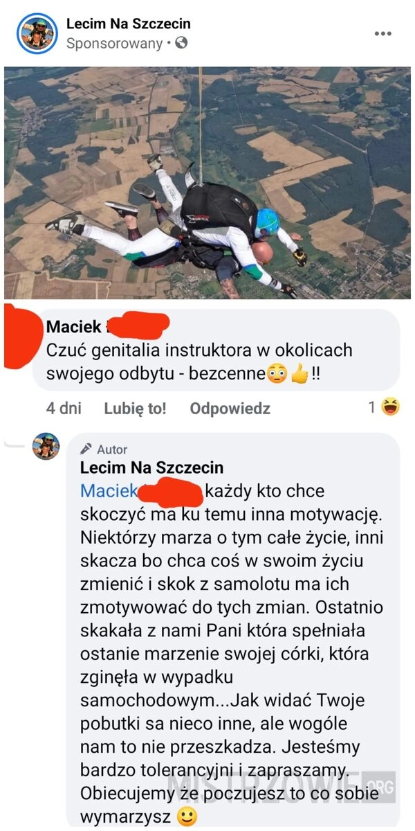 
    Skok z niespodzianką