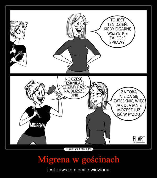 
    
Migrena w gościnach 