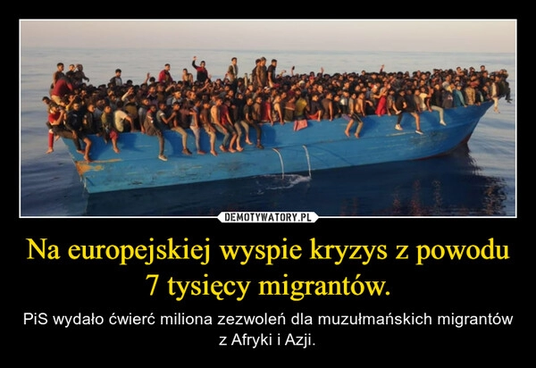 
    Na europejskiej wyspie kryzys z powodu 7 tysięcy migrantów.