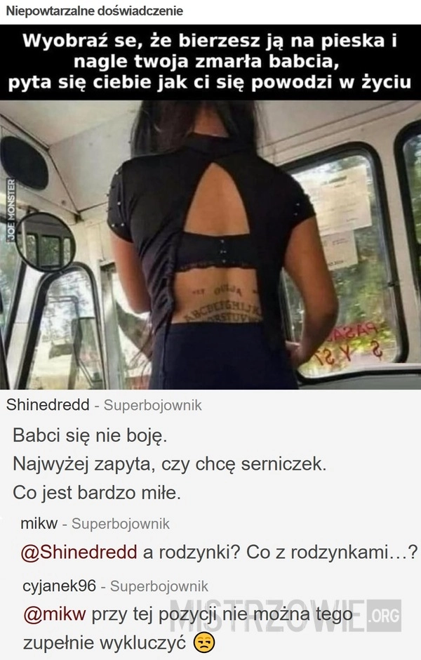 
    Niepowtarzalne doświadczenie