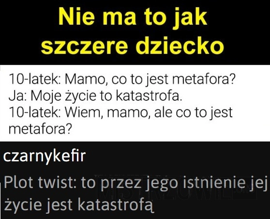 
    Szczere dziecko