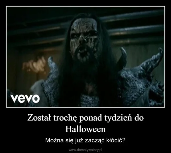 
    Został trochę ponad tydzień do Halloween