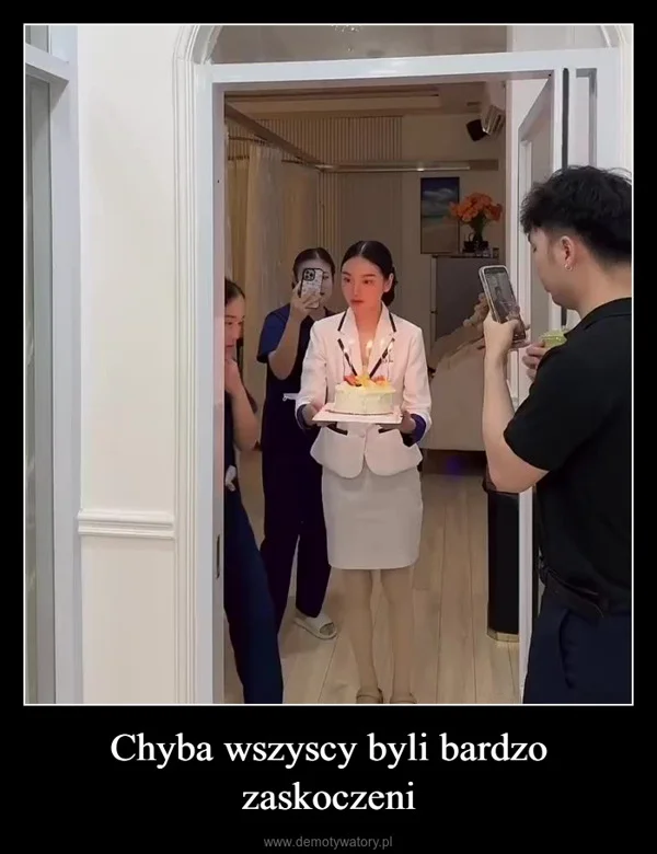 Chyba wszyscy byli bardzo zaskoczeni
