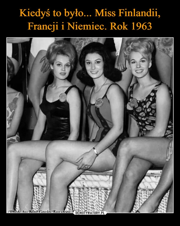 
    Kiedyś to było... Miss Finlandii, Francji i Niemiec. Rok 1963