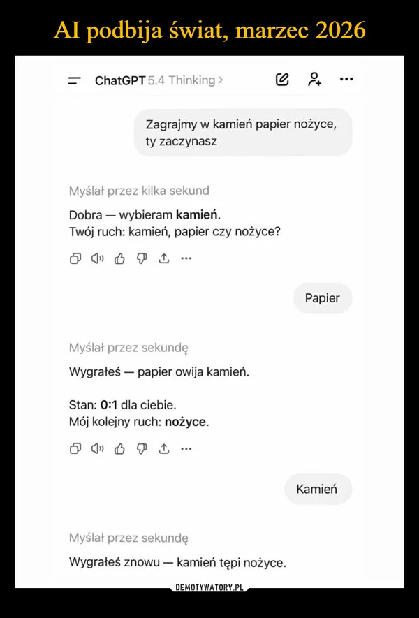 
    AI podbija świat, marzec 2026