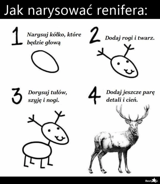 
    Jak narysować renifera 