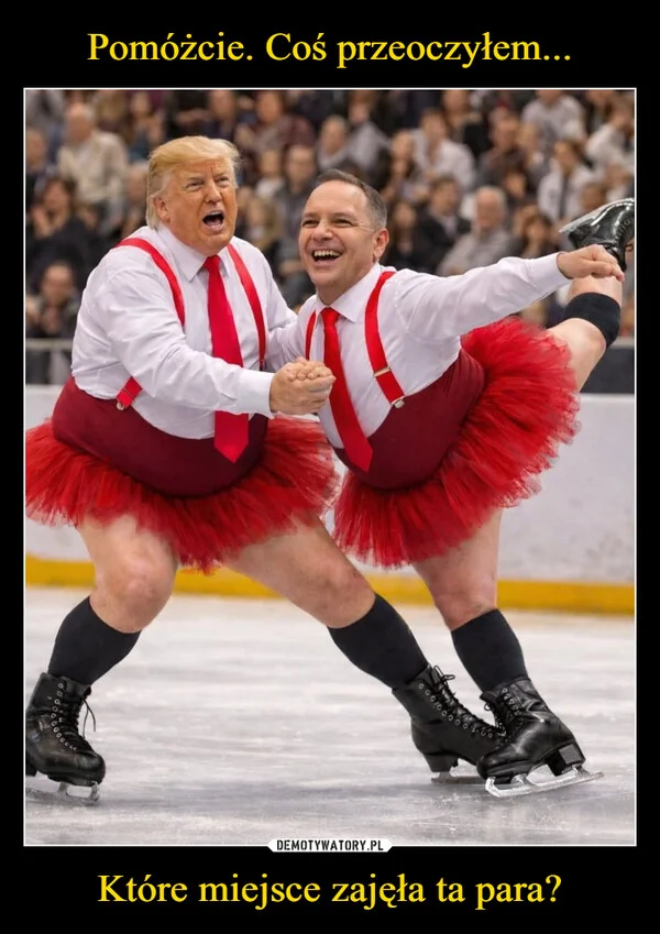 
    Pomóżcie. Coś przeoczyłem... Które miejsce zajęła ta para?