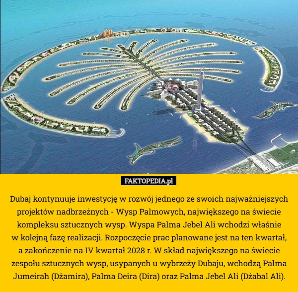 
    Dubaj kontynuuje inwestycję w rozwój jednego ze swoich najważniejszych projektów