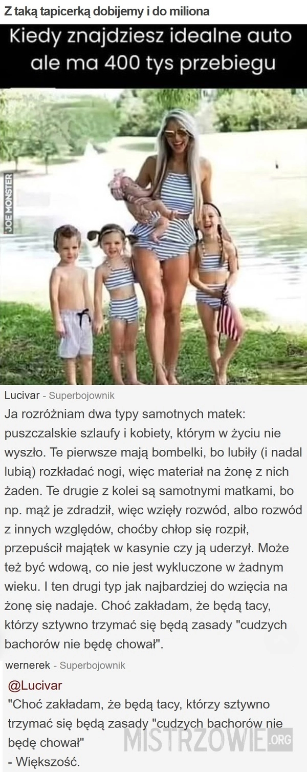 
    Z taką tapicerką dobijemy i do miliona