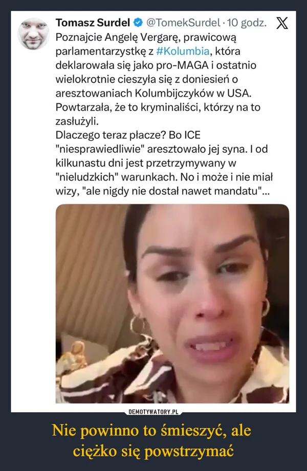 
    Nie powinno to śmieszyć, ale ciężko się powstrzymać