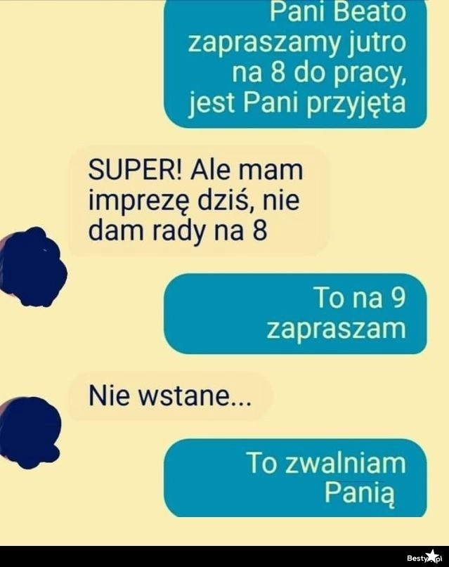 
    Szybka kariera pani Beaty 