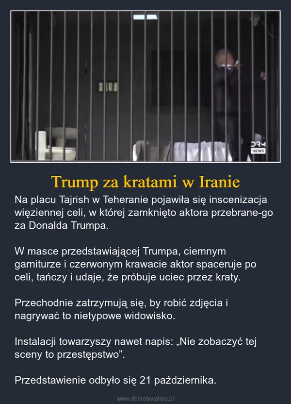 
    Trump za kratami w Iranie