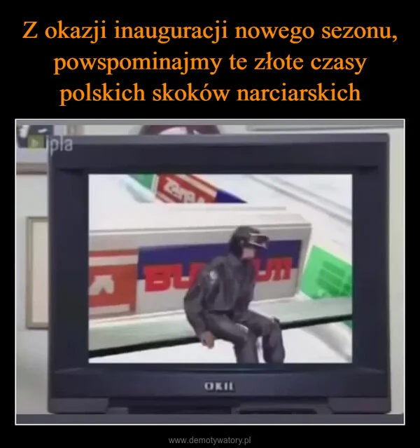 
    Z okazji inauguracji nowego sezonu, powspominajmy te złote czasy polskich skoków narciarskich
