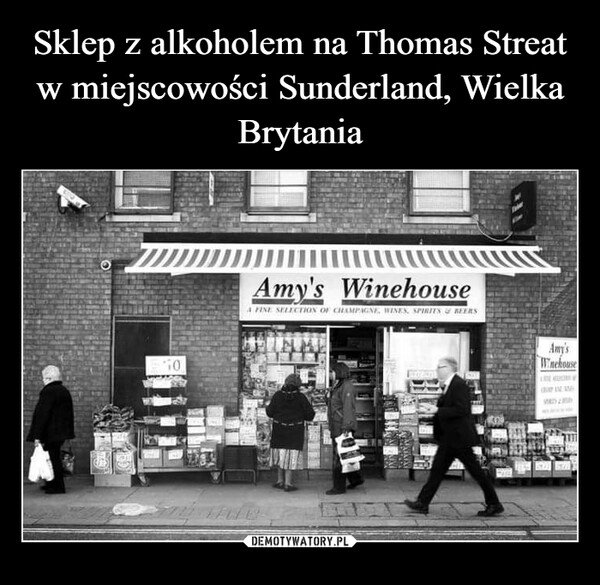 
    Sklep z alkoholem na Thomas Streat w miejscowości Sunderland, Wielka Brytania