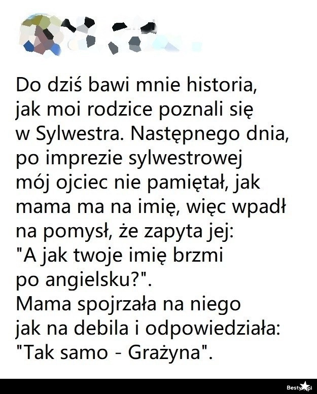 
    Historia poznania się rodziców 