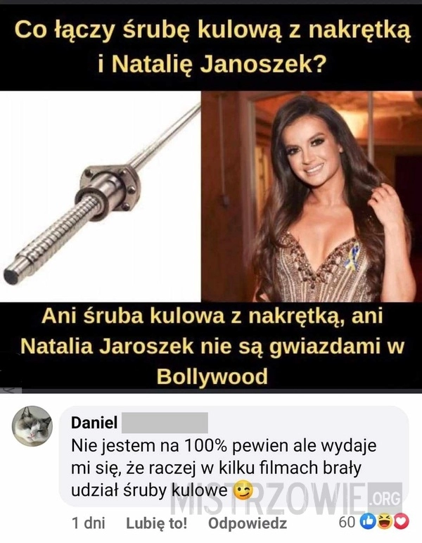 
    Janoszek vs. śruba