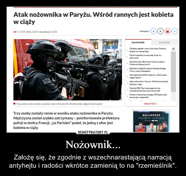 
    Nożownik...