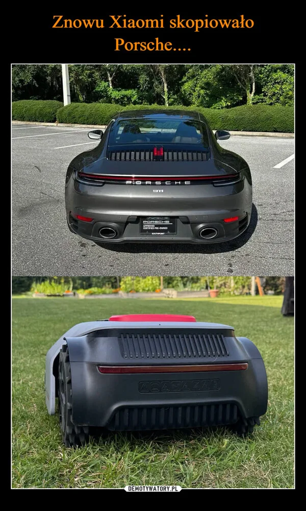 
    Znowu Xiaomi skopiowało Porsche....