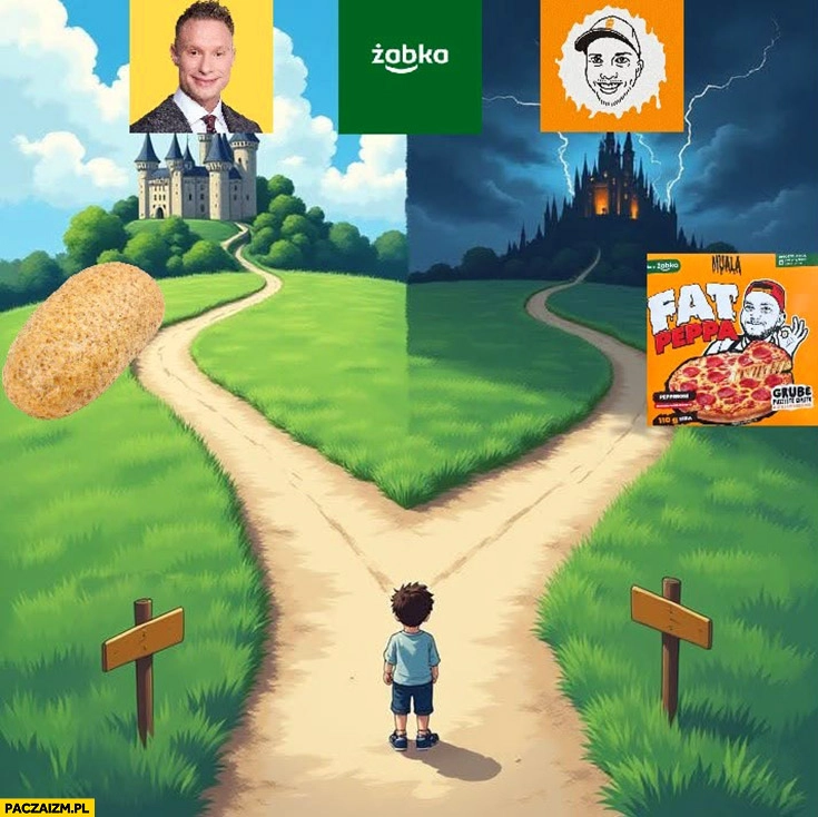 
    Wybór w Żabce grahamka Wrzoska vs pizza od Książula
