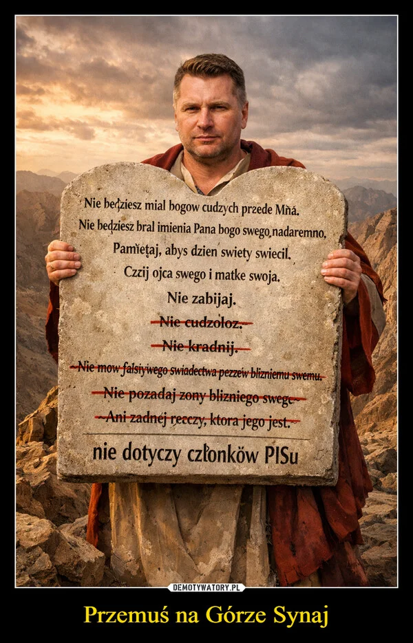 
    Przemuś na Górze Synaj