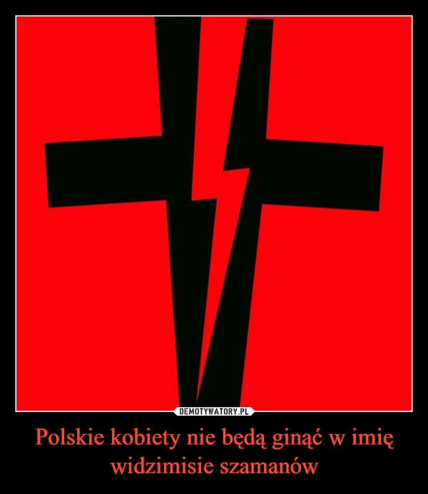 
    Polskie kobiety nie będą ginąć w imię widzimisie szamanów