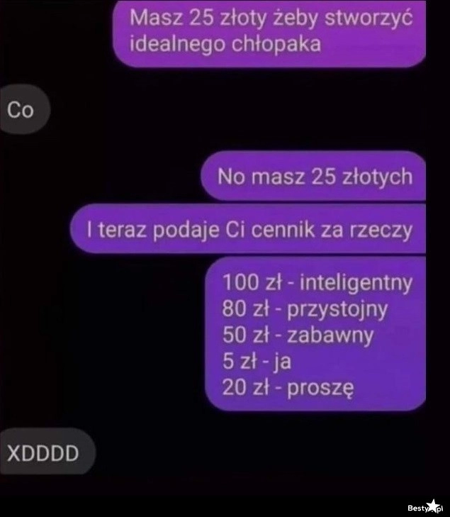 
    Idealny chłopak 