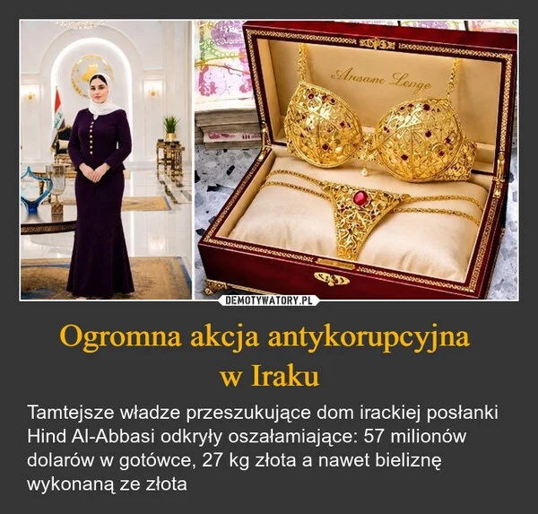 
    Ogromna akcja antykorupcyjna w Iraku