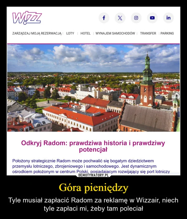 
    Góra pieniędzy