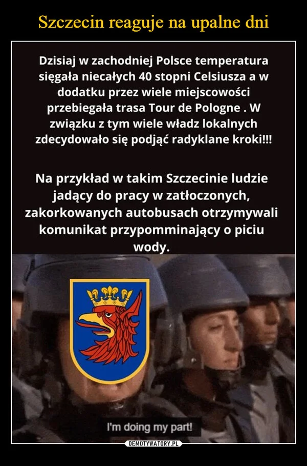 
    Szczecin reaguje na upalne dni