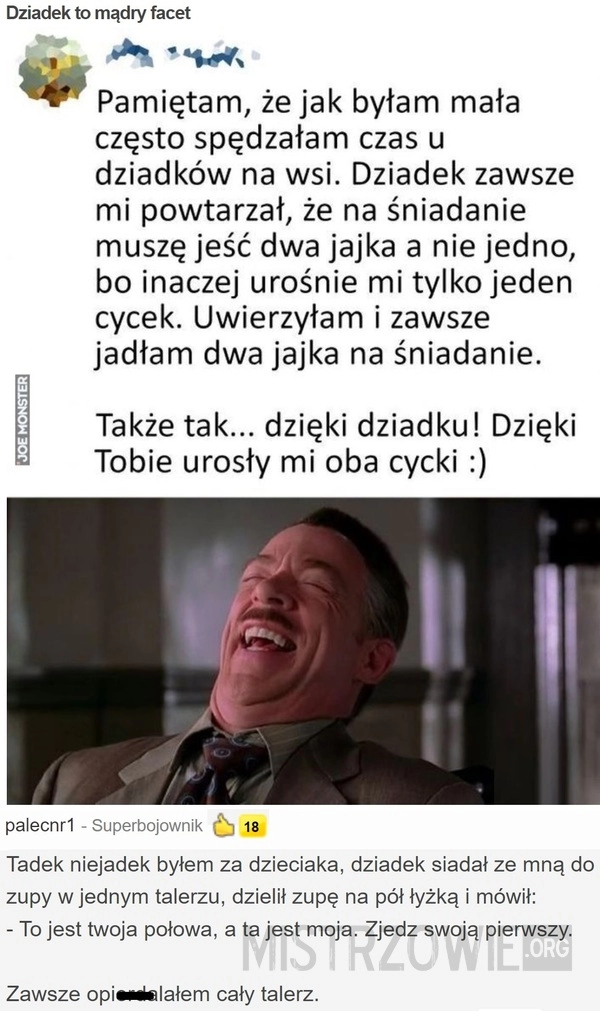 
    Dziadek to mądry facet