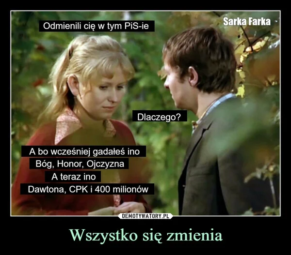 
    Wszystko się zmienia