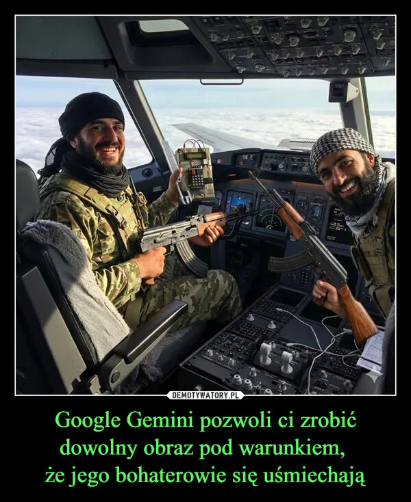 
    Google Gemini pozwoli ci zrobić dowolny obraz pod warunkiem, że jego bohaterowie się uśmiechają