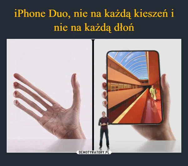 iPhone Duo, nie na każdą kieszeń i nie na każdą dłoń