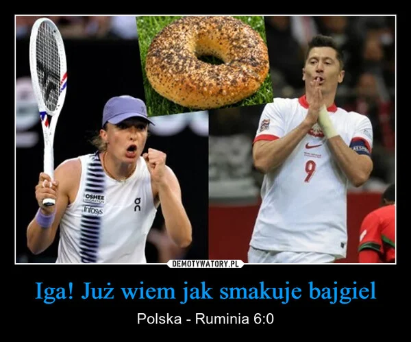 
    Iga! Już wiem jak smakuje bajgiel